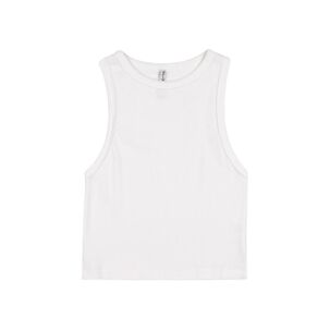 Polera Crop Rib Manga Corta Cuello Redondo Mujer Freedom