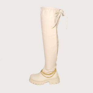 Bota Beige Via Franca Art. 58905beige
