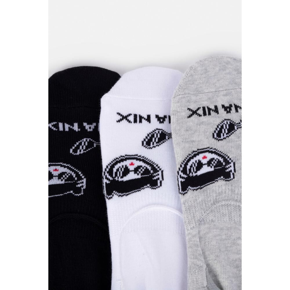 Calcetines Invisibles Mujer Non Show Nn Ngx / 3 Pares image number 4.0