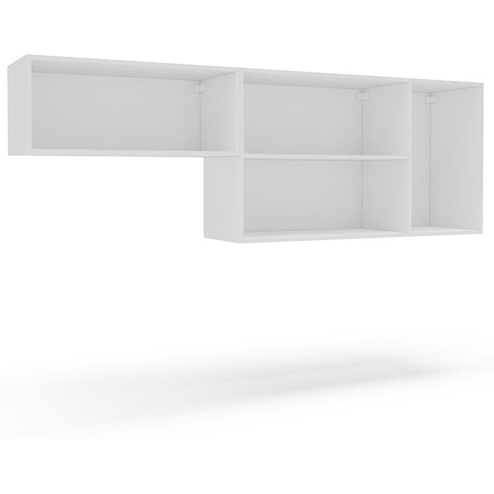 Mueble De Cocina Aereo Perola Vekkahome 4 Puertas Blanco/caf&eacute; image number 3.0