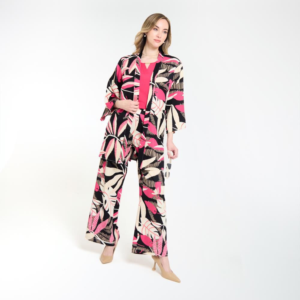 Tapado Full Print Manga 3/4 Mujer Lesage image number 1.0