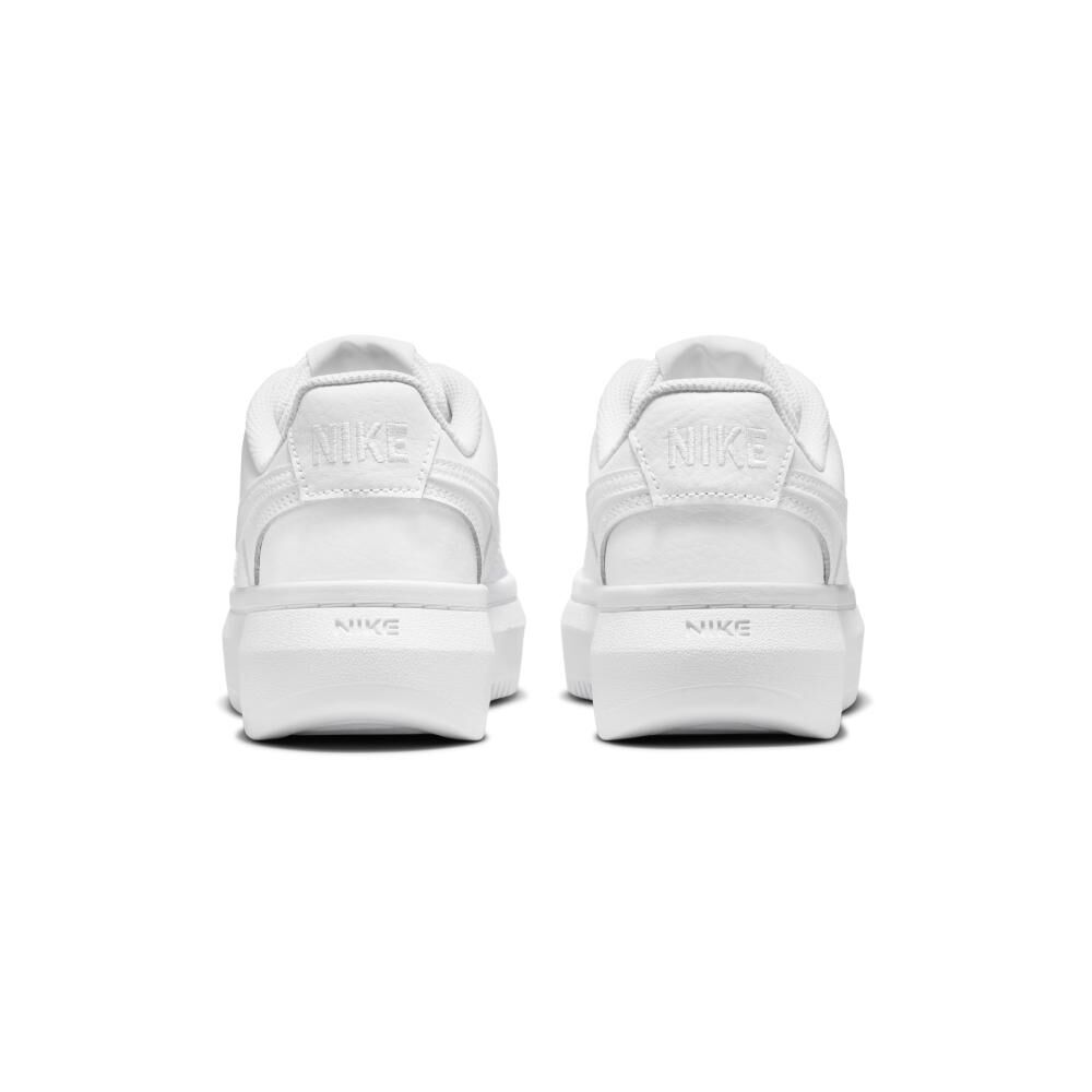Zapatilla Urbana Mujer Nike Court Vision Alta Blanco image number 3.0