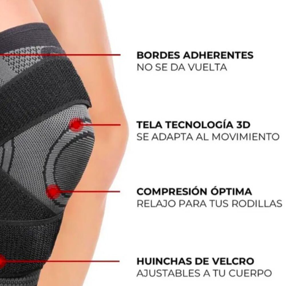 Rodillera Deportiva Compresion Set X2 image number 2.0