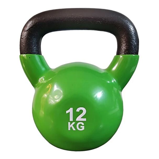 Pesa Rusa Kettlebell 12kg Acero Y Vinilo