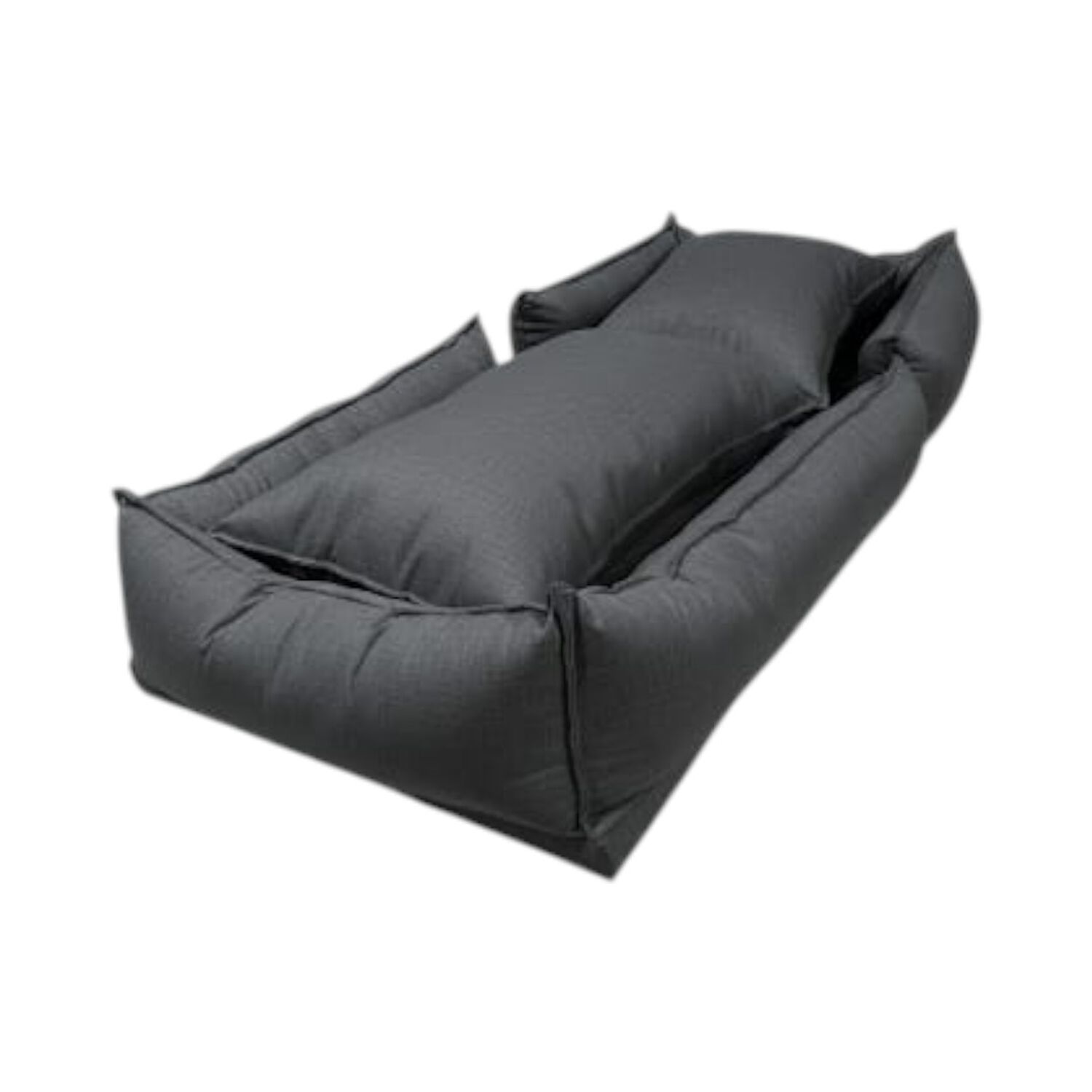 Sofa Cama Bed Lino Gris Oscuro image number 3.0