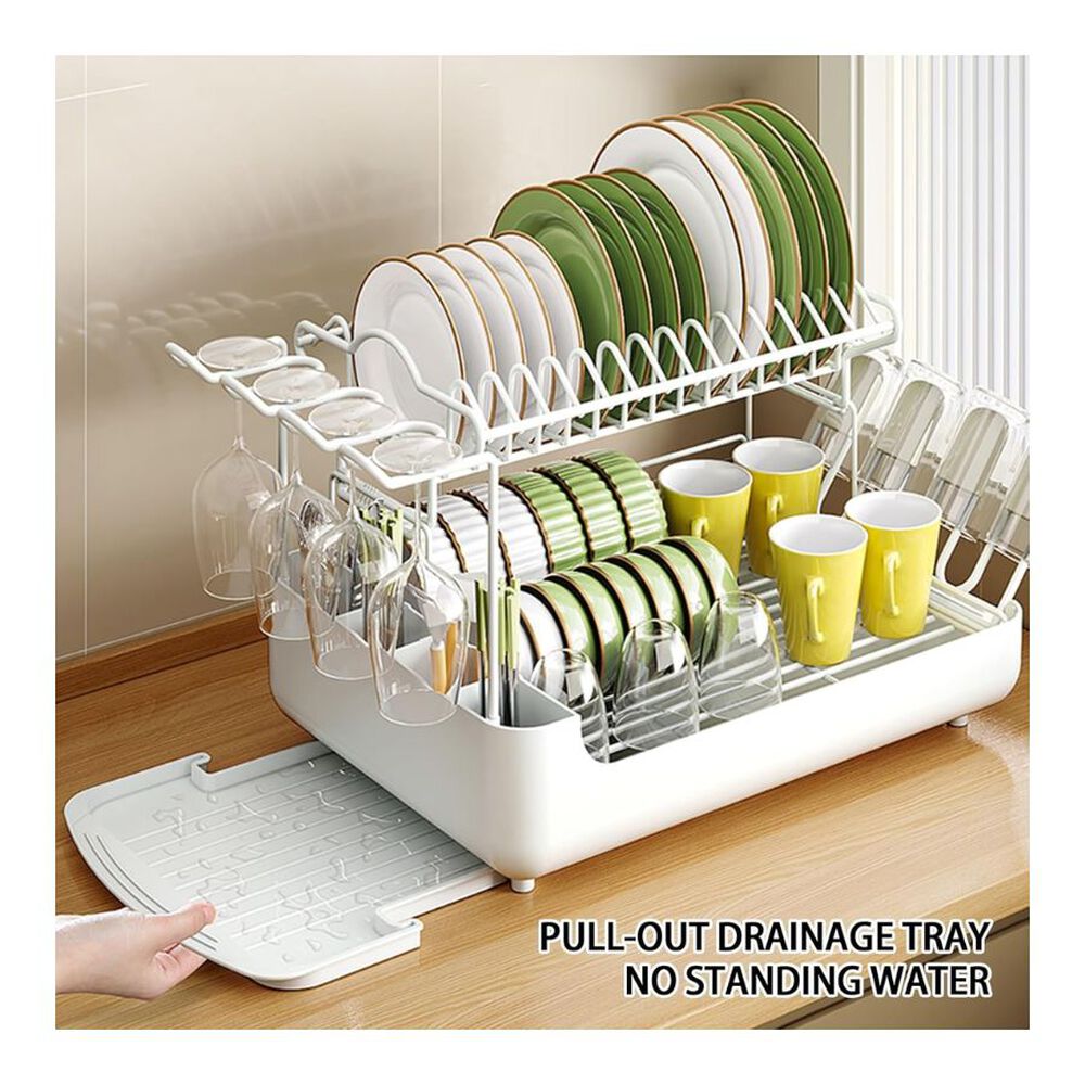 Escurridor Secador De Utensilios 2 Niveles Negro image number 3.0