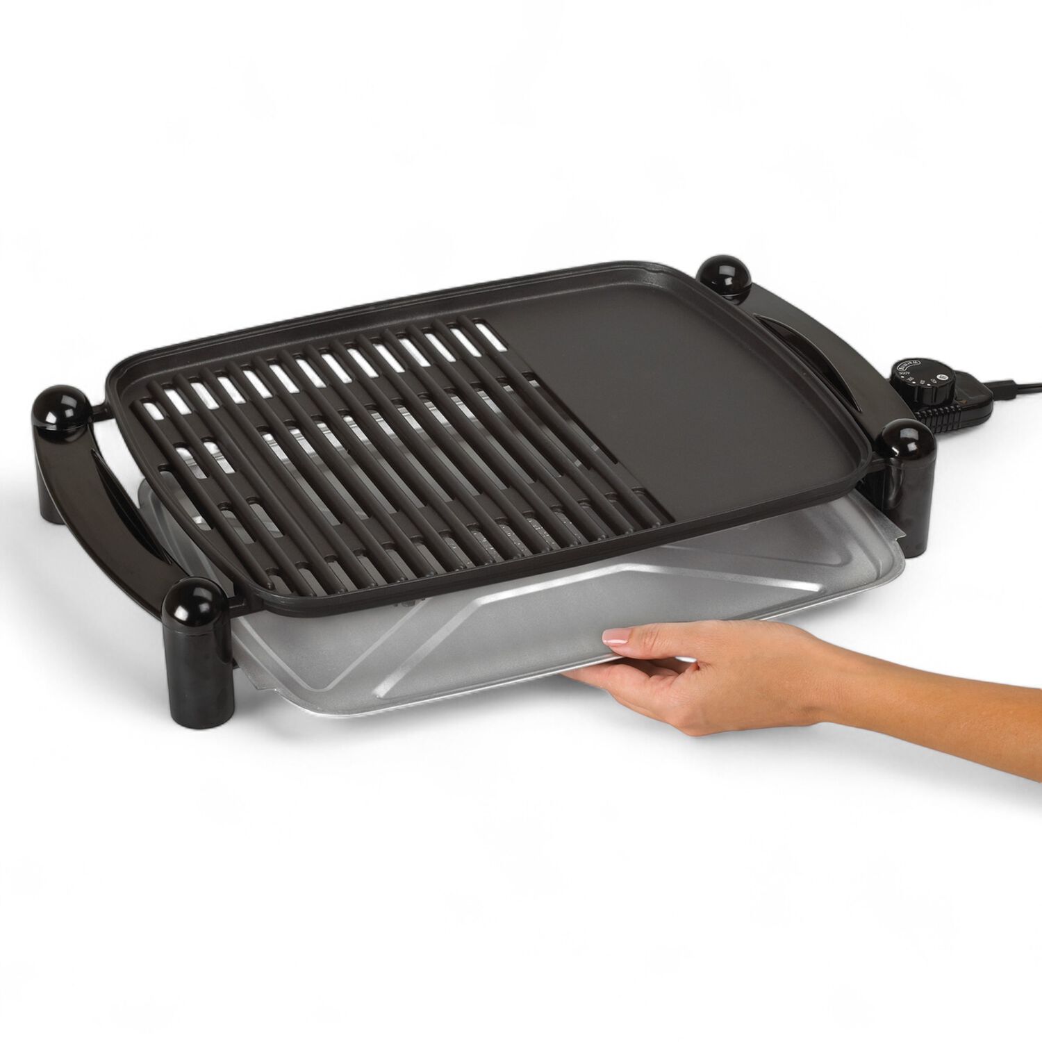 Parrilla Electrica Antiadherente Black + Decker Ig201-cl image number 2.0