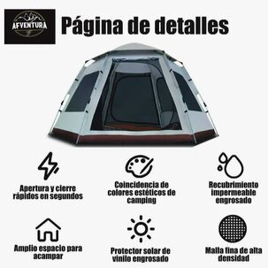 Carpa Autom&aacute;tica 6 Personas