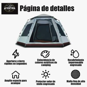 Carpa Autom&aacute;tica 6 Personas