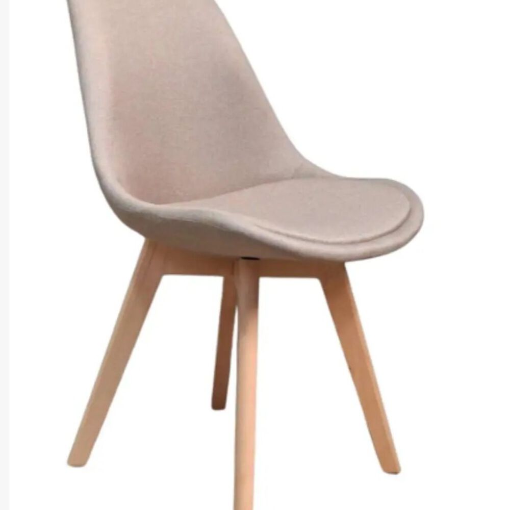 Pack 4 Sillas Tulip Lino Beige image number 2.0