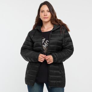 Parka Lisa Regular Cuello Alto Con Capucha Mujer Sexy Large