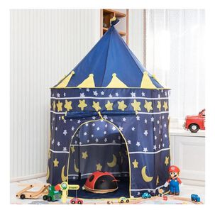 Juguete Carpa Castillo Plegable 135x150cm Azul Infantil