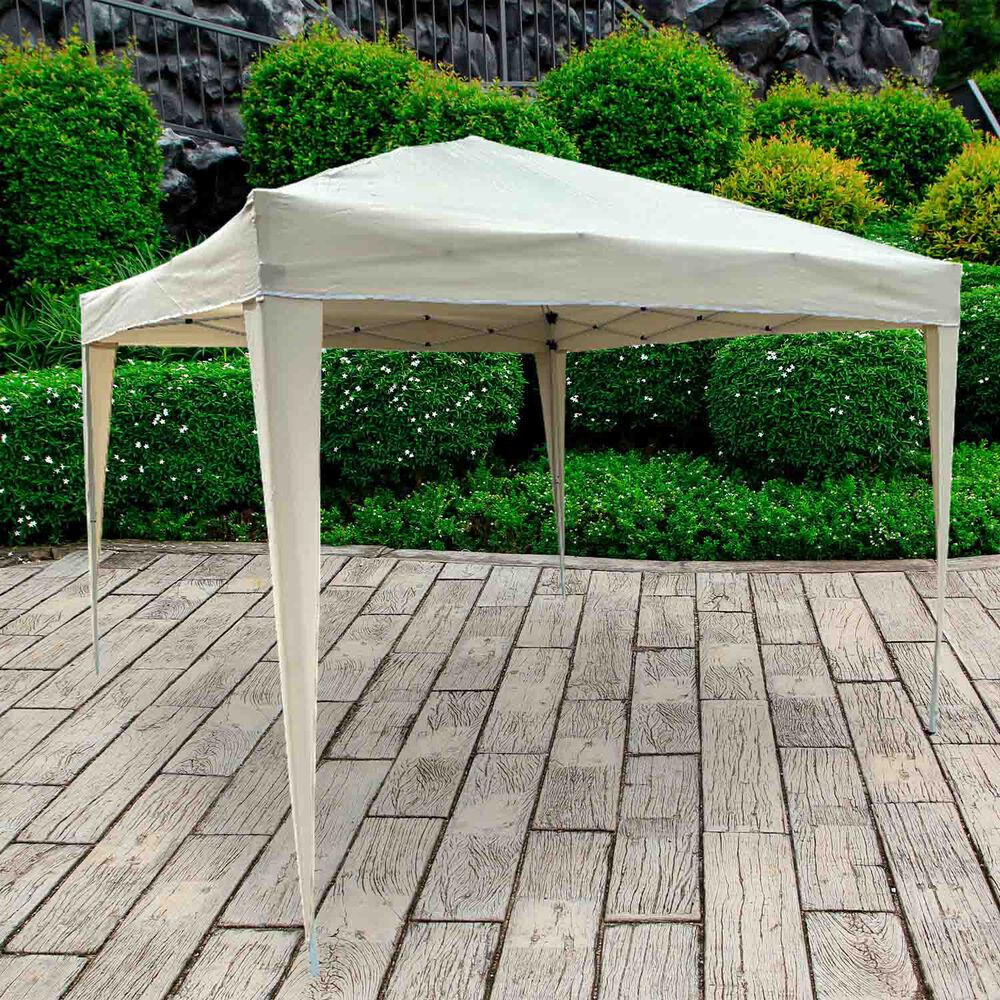 Toldo Terraza 3x3 M Reforzado Con Bolsa De Transporte Beige image number 5.0