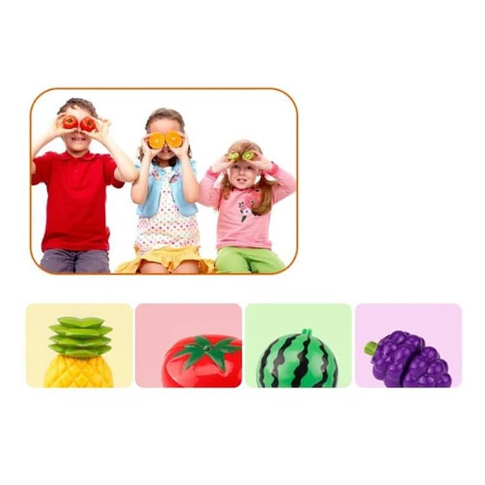 Juguete De Corte De Cocina De Frutas Y Verduras 29 Piezas image number 3.0