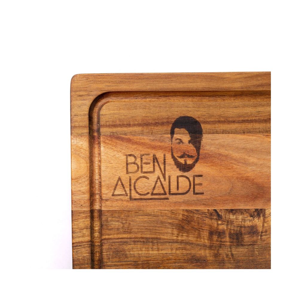 Tabla Cocina Ben Alcalde Rectangular Madera Acacia 48x30cm image number 2.0