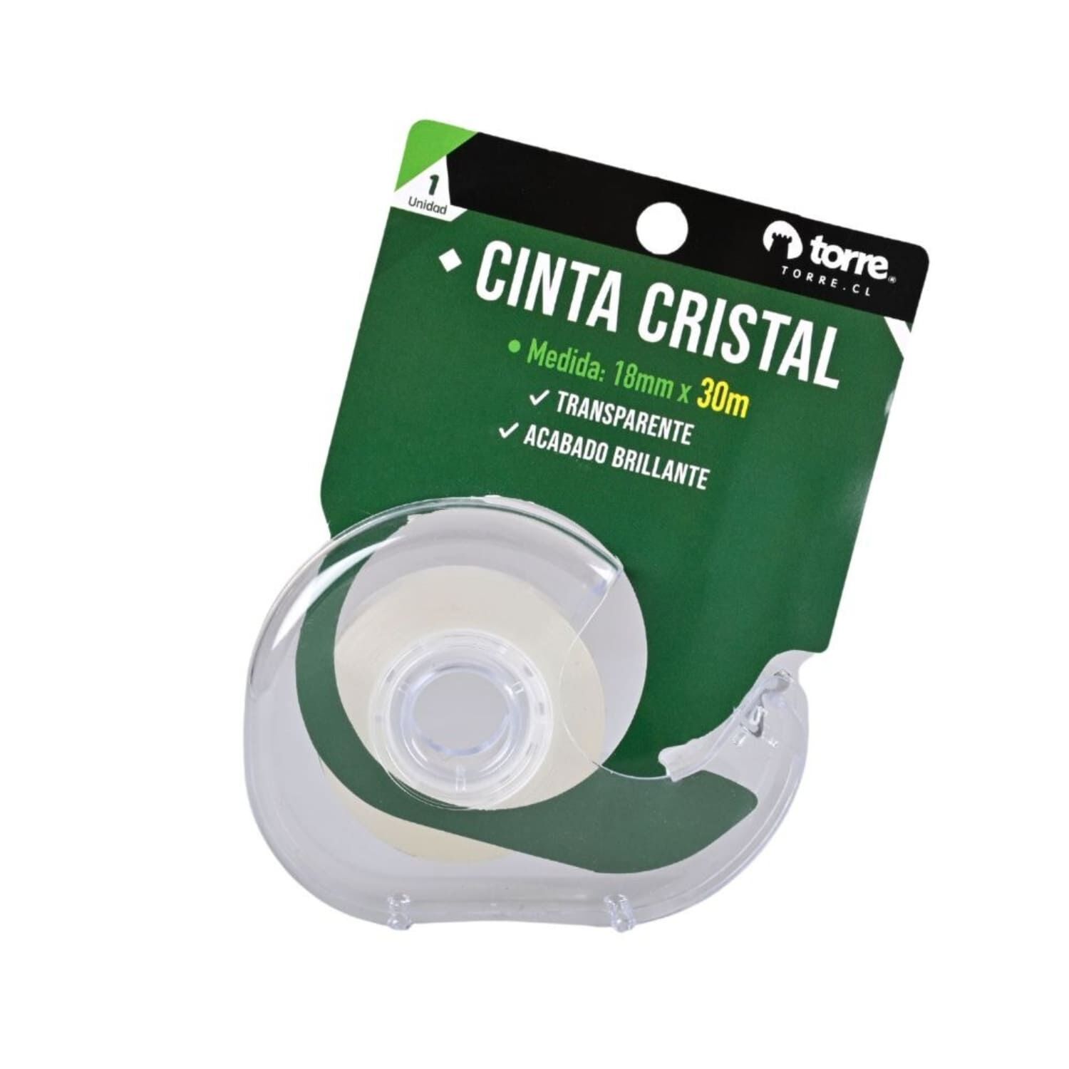 Pack X 4 Cinta Cristal Con Dispensador 18mm. X30m. Torre image number 1.0