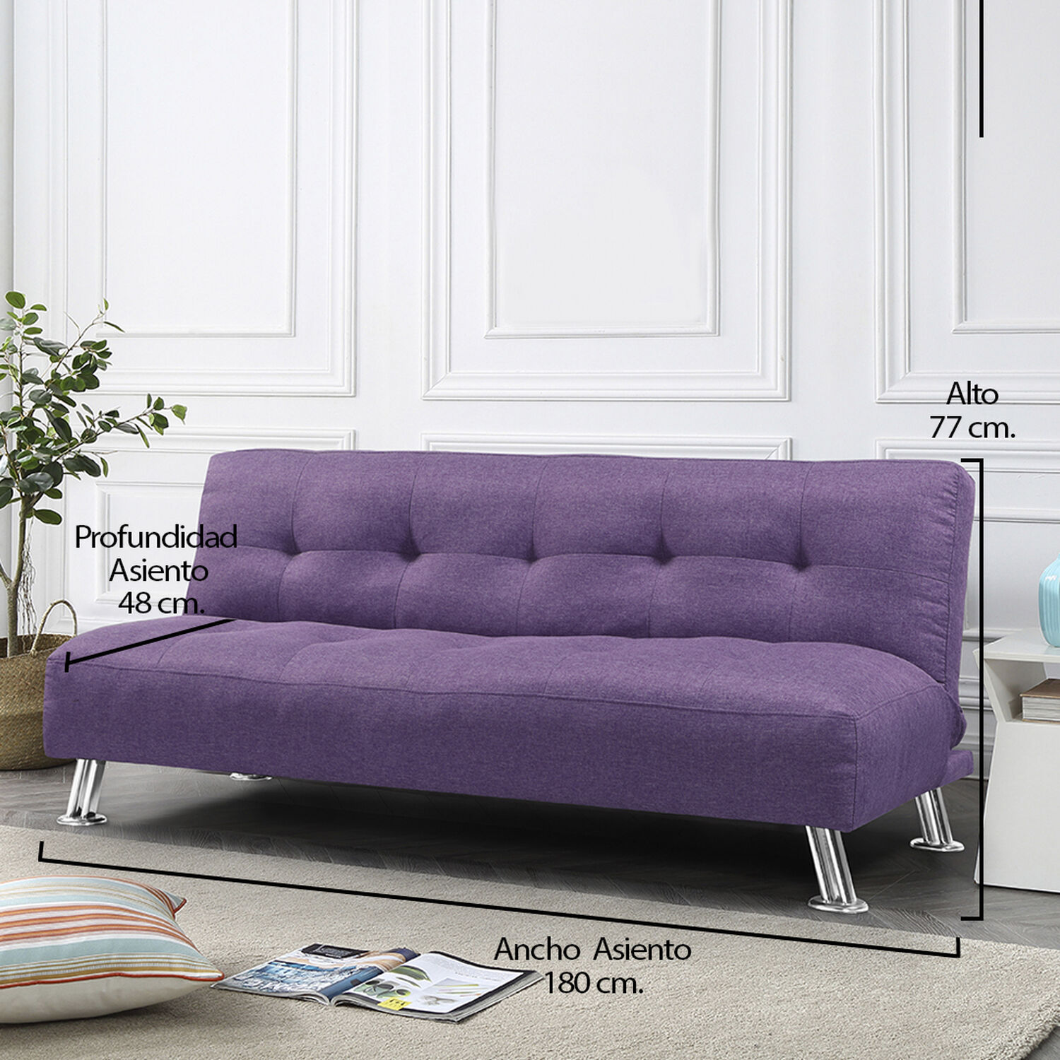 Fut&oacute;n Idetex Futon Mandy image number 1.0