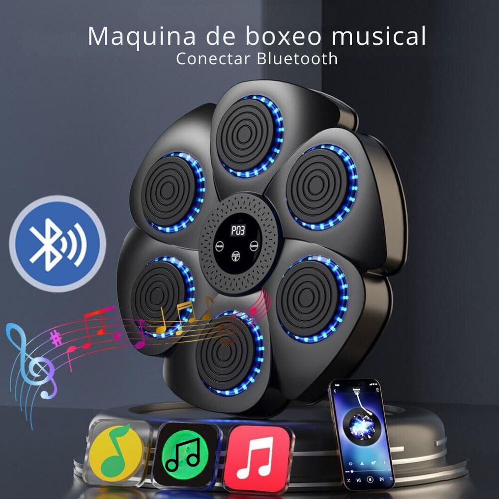 Máquina De Boxeo Musical Bluetooth Con Guantes image number 1.0