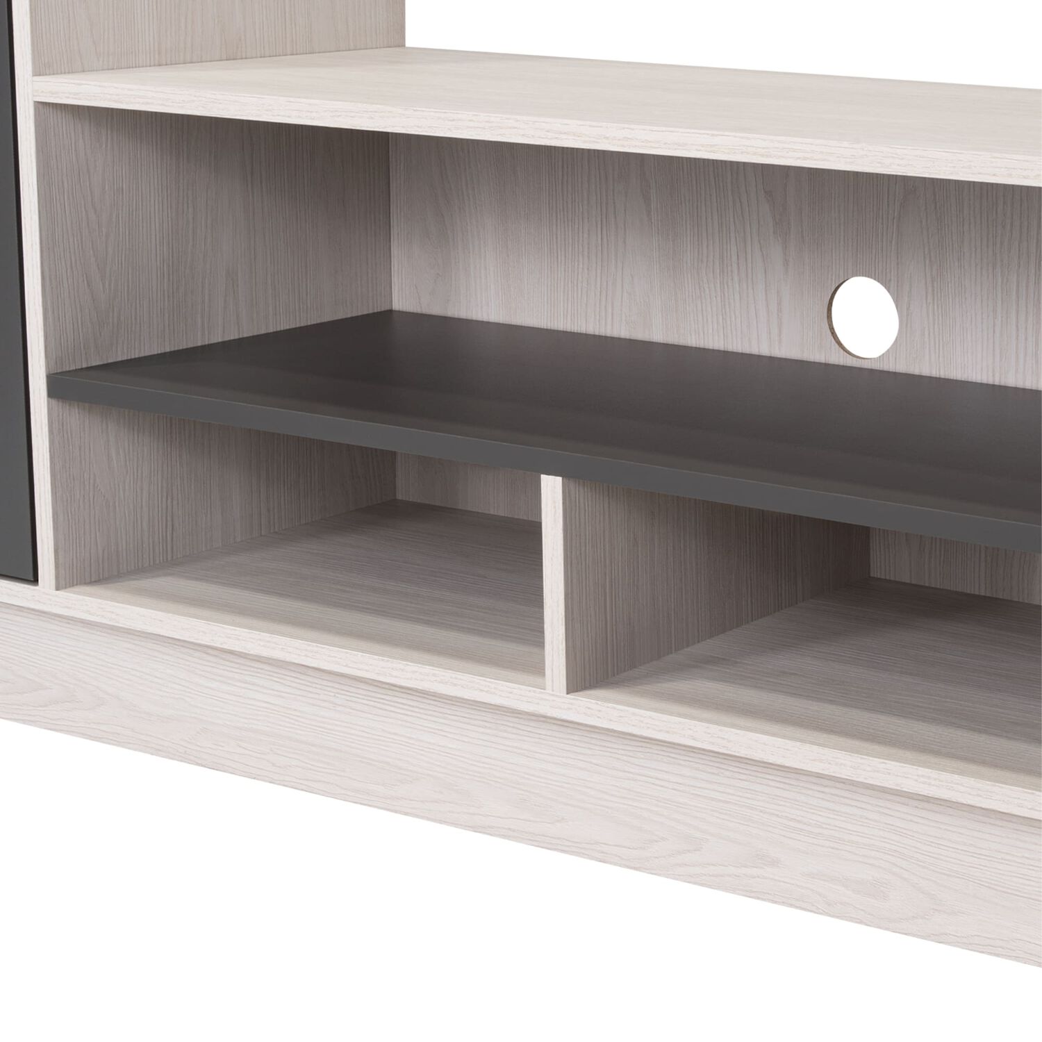 Centro De Entretenimiento Tv 60" Gris 176.8x202x35 Cm image number 8.0