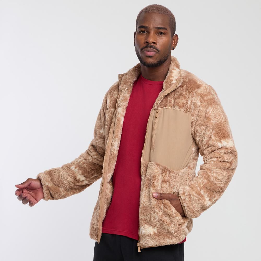 Polerón Deportivo Bloque Color Cuello Alto Hombre Wetland image number 2.0