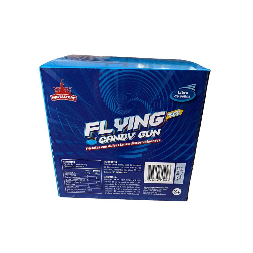 Pack 9 Juguetes + Dulce Sorpresa Cumplea&ntilde;os Flying Candy Gun image number 7.0