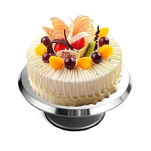 Plato Giratorio Bandeja Rotaci&oacute;n 360 Aluminio 31 Cm