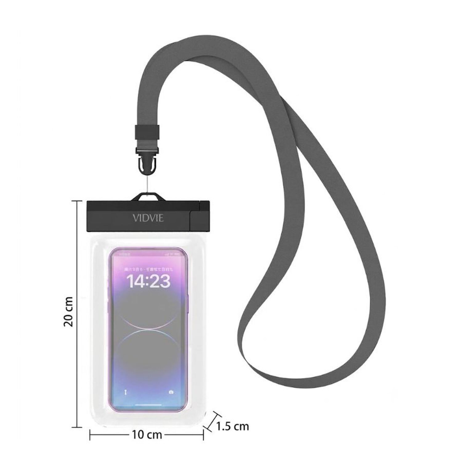 Funda Impermeable Universal Para Tel&eacute;fono M&oacute;vil Vidvie Transparente image number 1.0