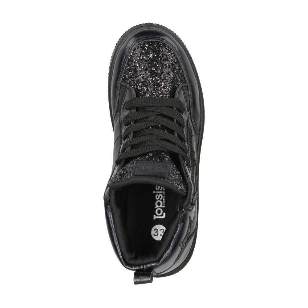 Zapatilla Infantil Niña Topsis Black image number 4.0