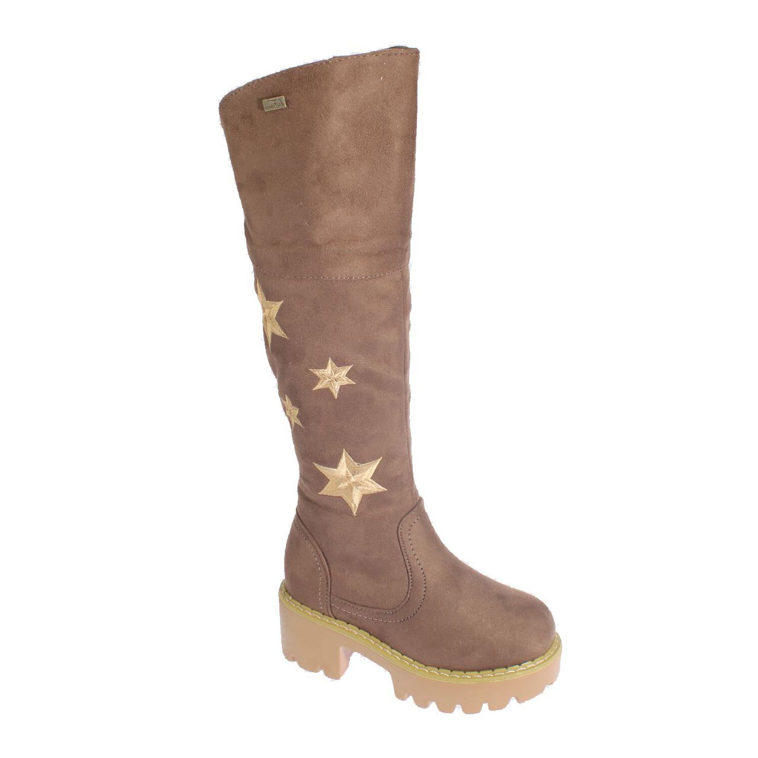 Bota Bordada Taupe V&iacute;a Franca Art. 3ni8001taupe image number 0.0
