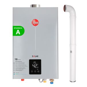 Pack Calefont Rheem 18 Litros Tiro Forzado Gas Licuado + Kit