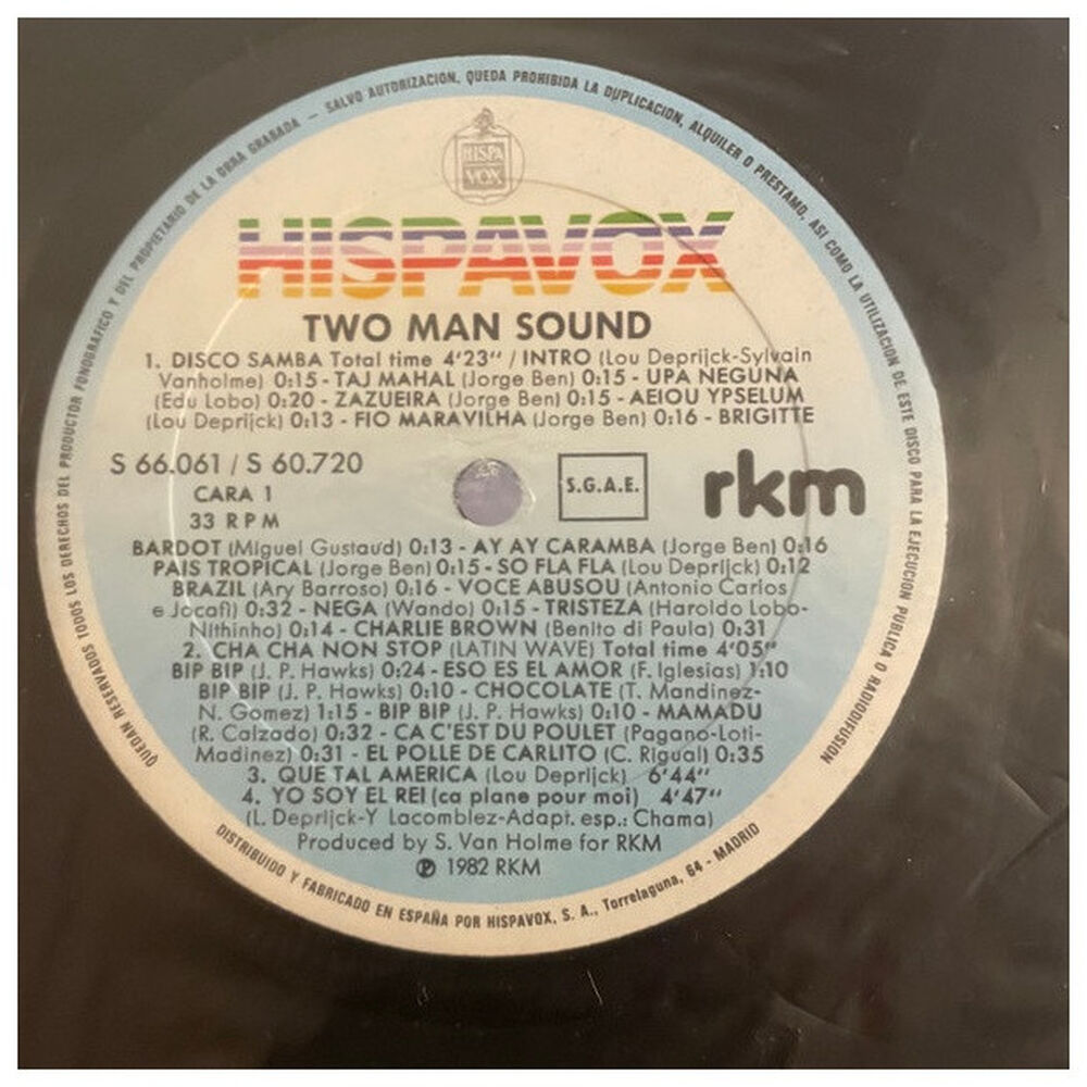 Two Man Sound - Danser (2lp) | Vinilo Usado image number 2.0