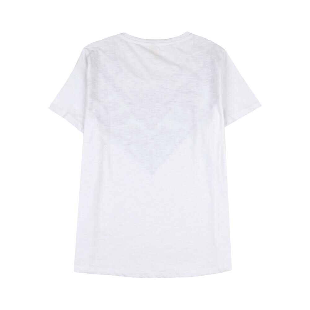 Polera Flame Con Aplicación Glite Manga Corta Cuello Redondo Mujer Geeps image number 1.0