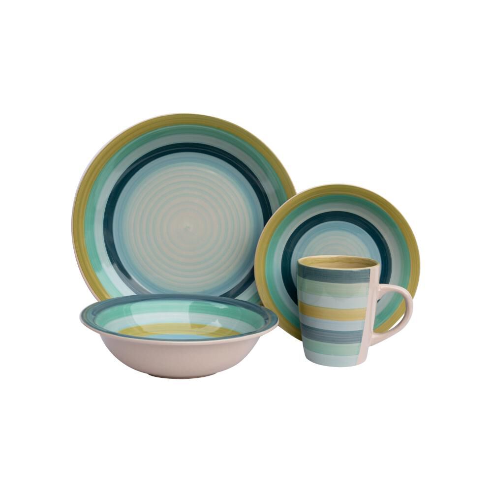 Juego De Vajilla Casaideal Oliva / 24 Piezas / 6 Personas image number 0.0