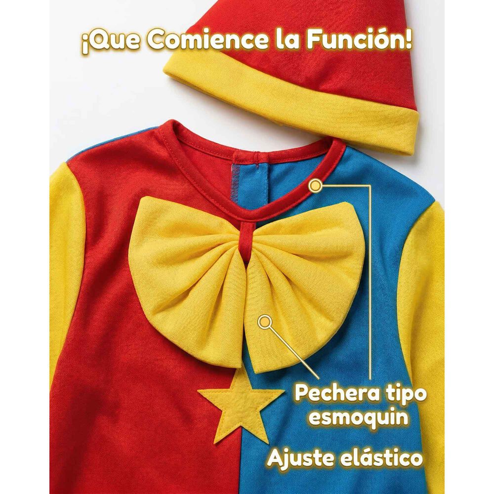 Disfraz Cosplay Payaso Buf&oacute;n Ni&ntilde;o image number 7.0