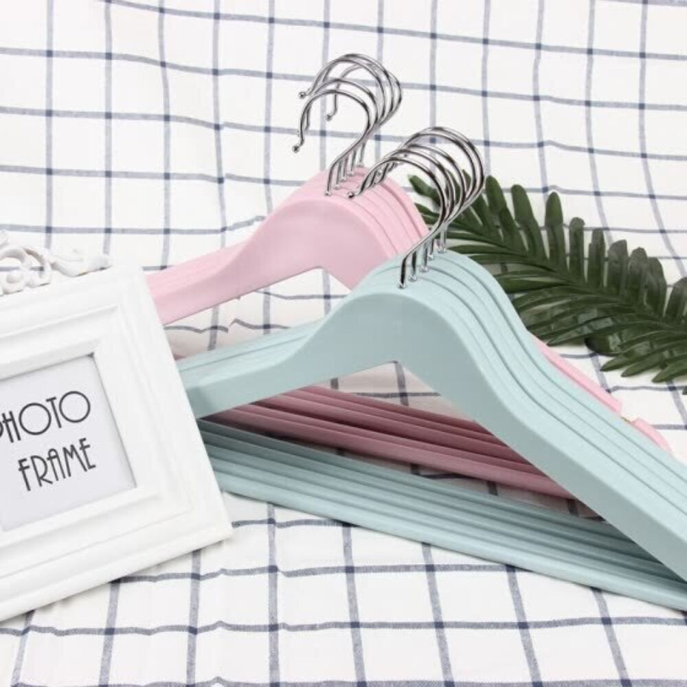 Ganchos Antideslizantes Para Ropa Color Pastel (30 Unidades) image number 2.0