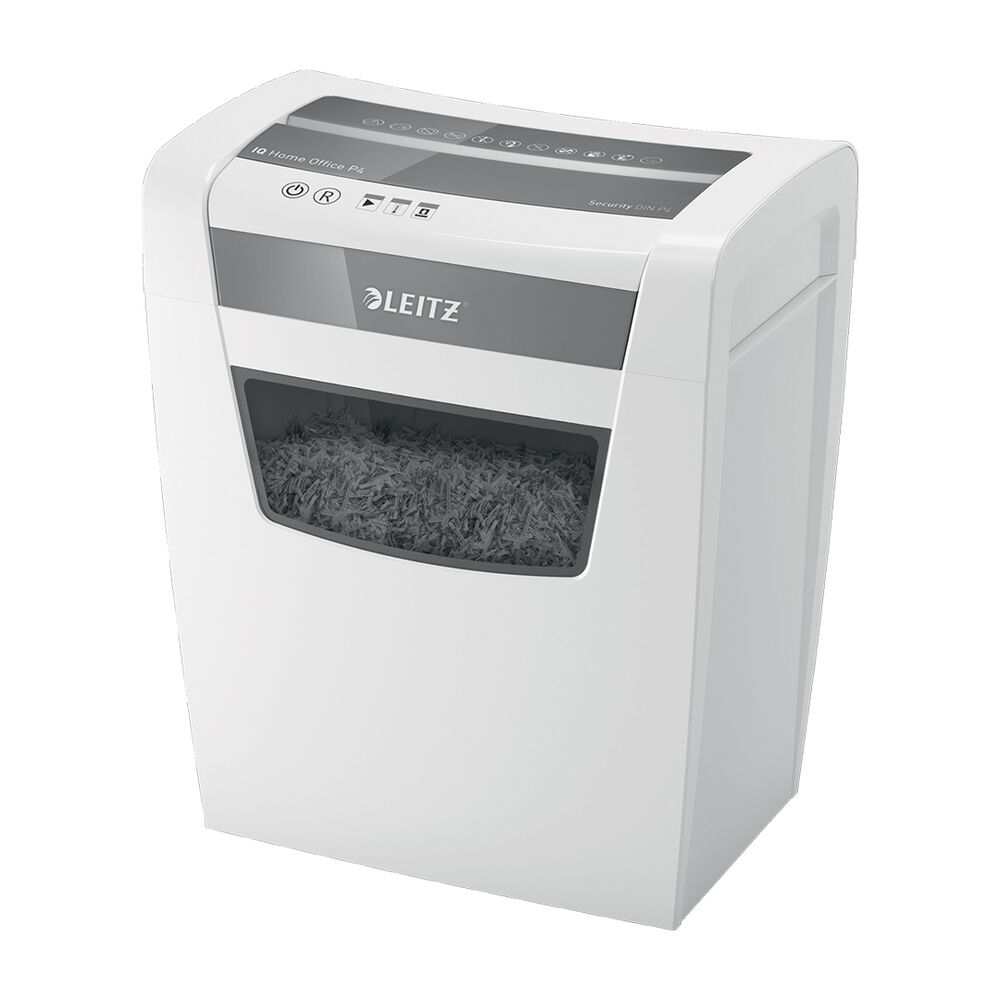 Trituradora De Papel Leitz Iq Home Office P4 Corte Confeti Capacidad 10 Hojas Papelero 23l image number 1.0