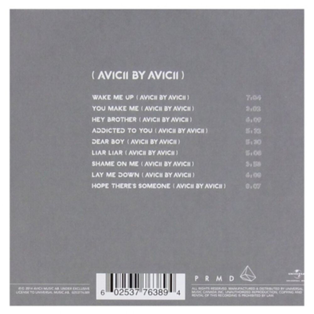 Avicii - True Avicii By Avicii | Cd image number 1.0