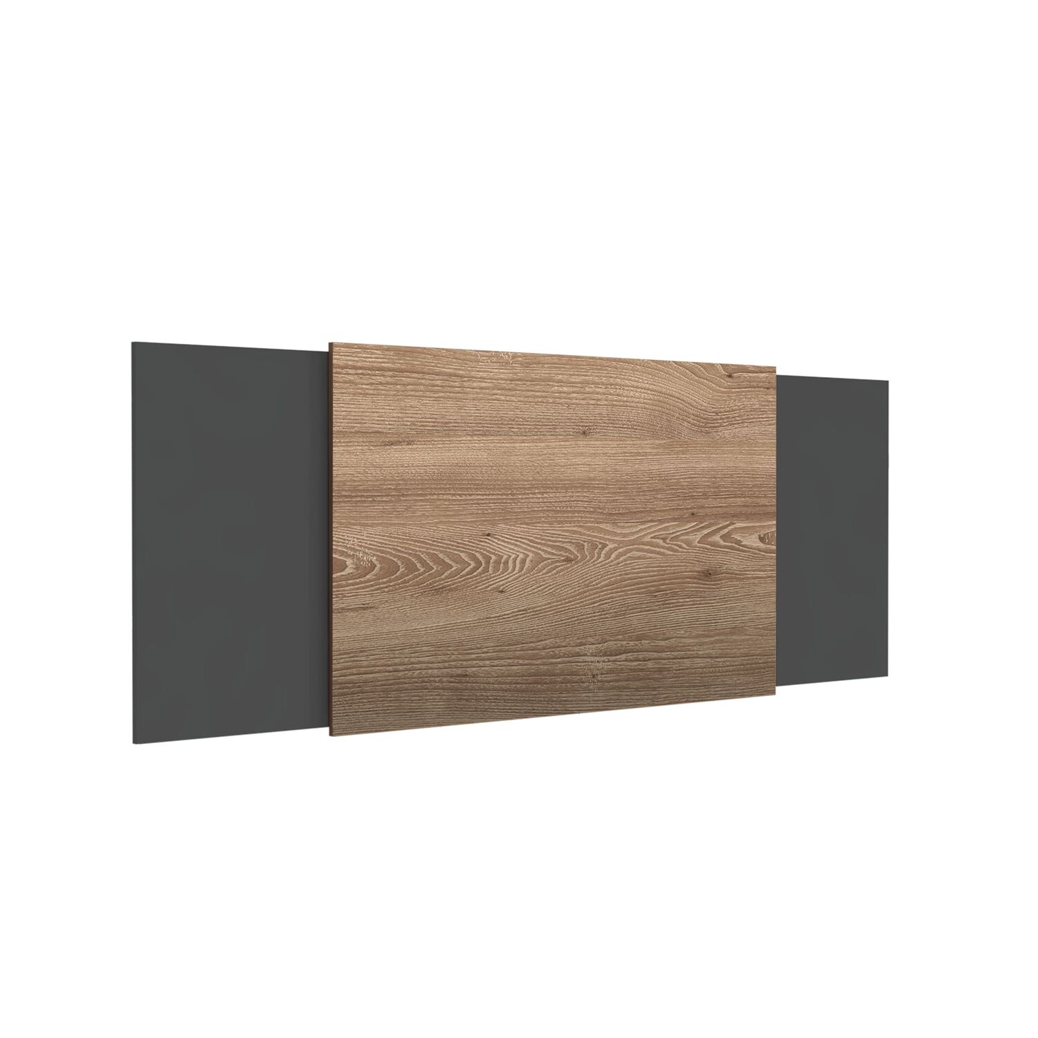 Respaldo Expandible 140/200 Cm Caf&eacute; Y Gris image number 0.0