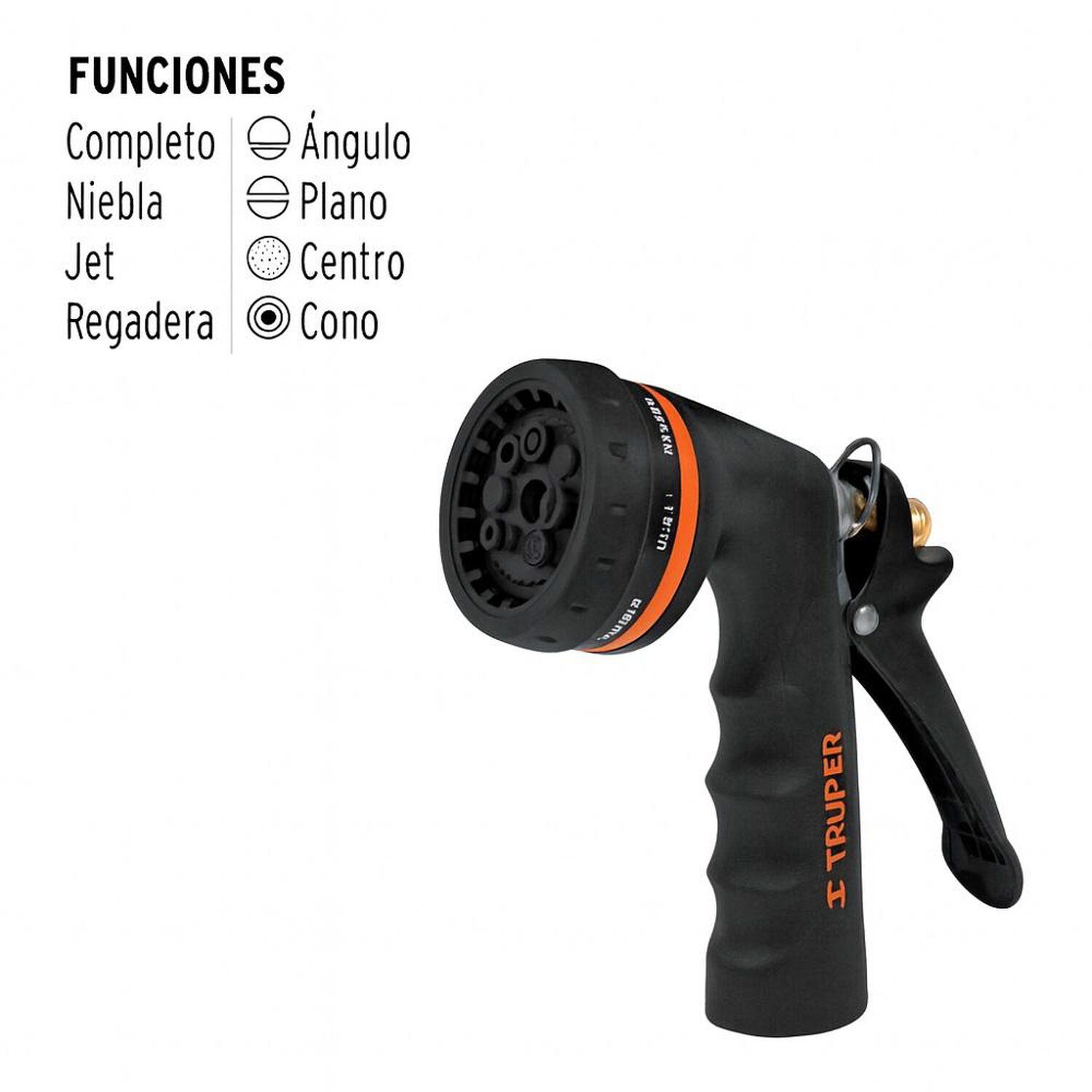 P&iacute;stola Para Riego De Metal Con Recubrimiento image number 2.0