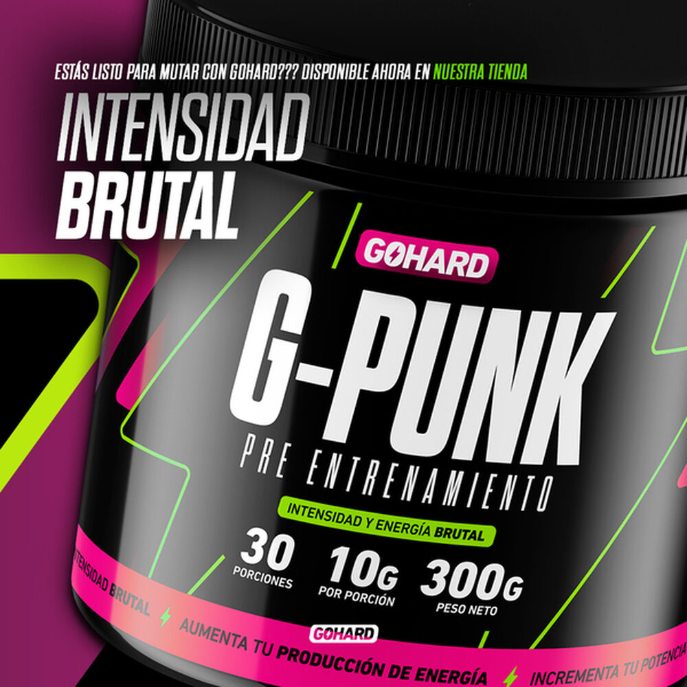 Pre Entrenamiento G Punk Gohard - 30 Servicios image number 1.0