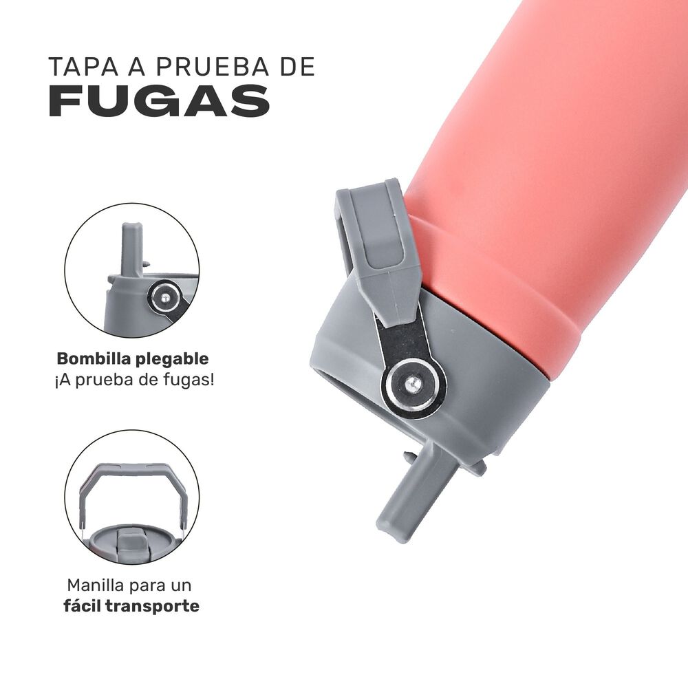 Botella Térmica Insulada Lhotse Adventure 650ml Rosado image number 3.0