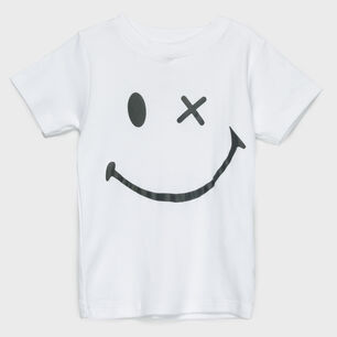 Polera Blanca Smile Algod&oacute;n Peruano