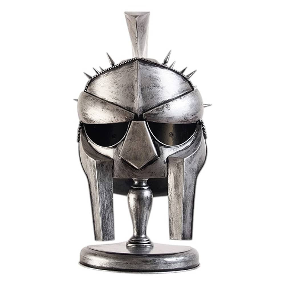 Casco Gladiador Espartano Guerrero Met&aacute;lico Cosplay Premium image number 4.0