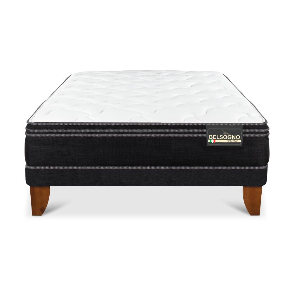 Cama Europea Belsogno Premium / 1.5 Plazas / Base Normal image number 0.0