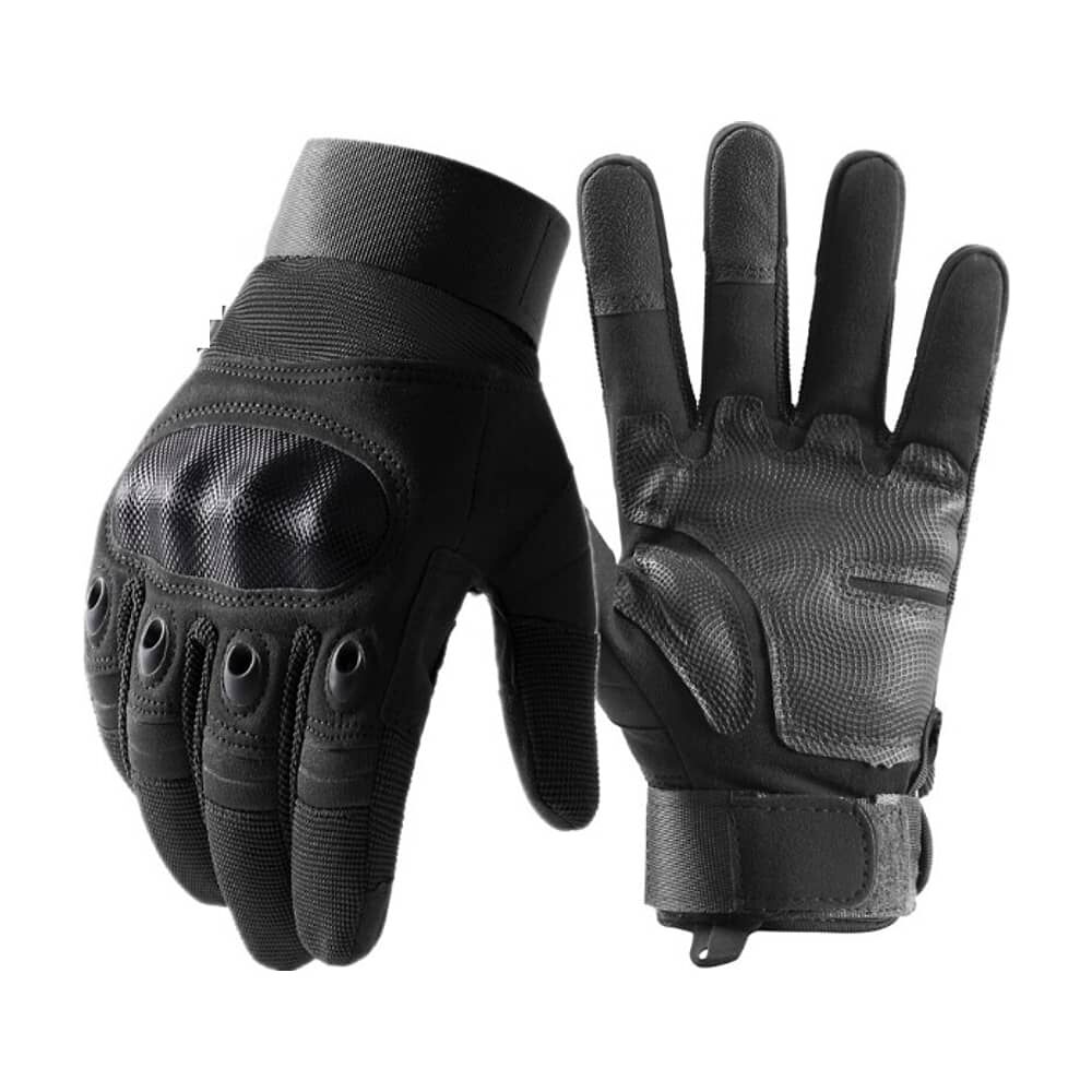 Guantes T&aacute;cticos Para Motocicleta O Bici Nudillos Extra Duros Con Dedos image number 2.0
