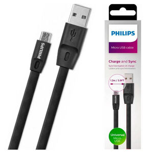 Cable Philips Dlc2518cb Micro Usb 1.2 Metros