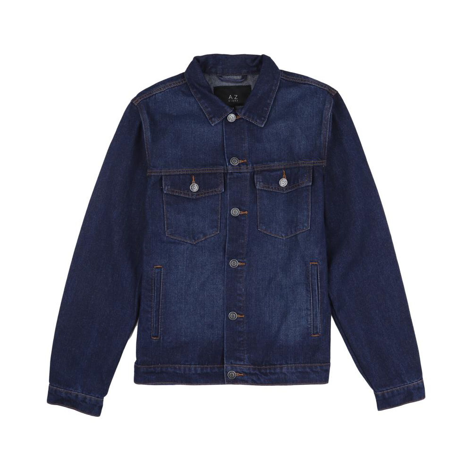 Chaqueta Denim Regular Hombre Az Black image number 0.0