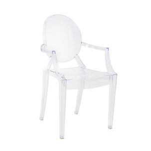 Silla Louis Ghost Con Brazos 4 Unidades