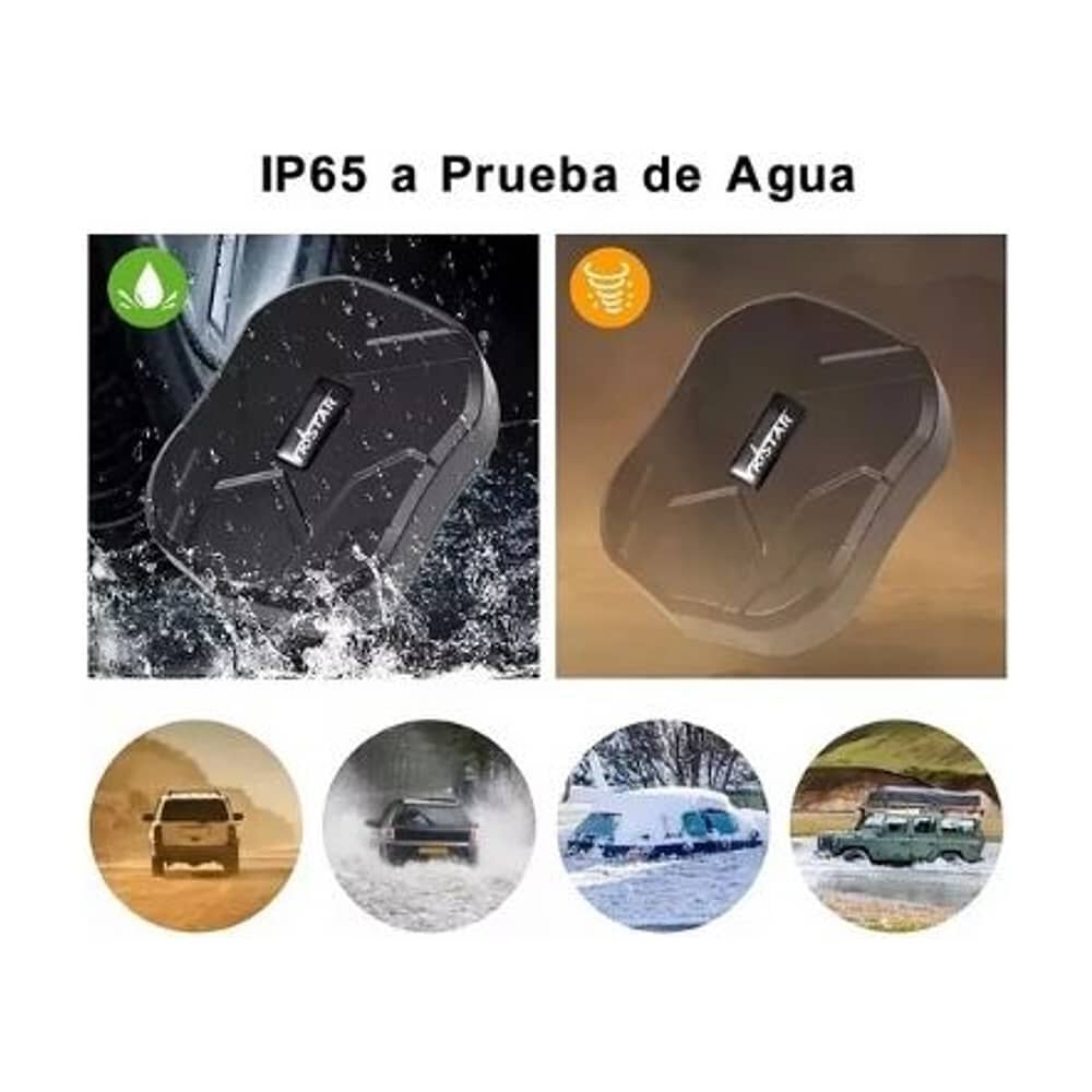Gps Tk905 4g Tracker Impermeable 5000mah Con Im&aacute;n Para Coche Color Negro image number 6.0