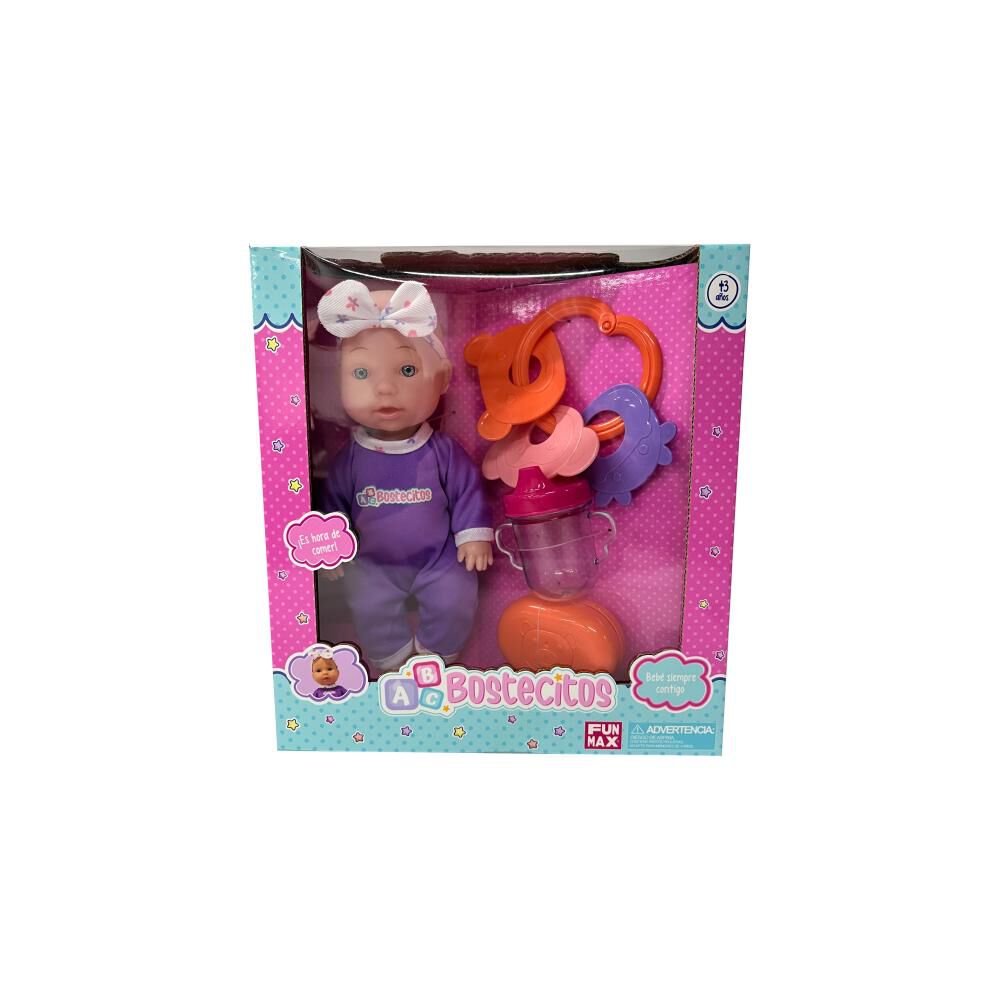 Muñeca Babydoll Bostecitos Abc 10" Hora De Comer image number 1.0